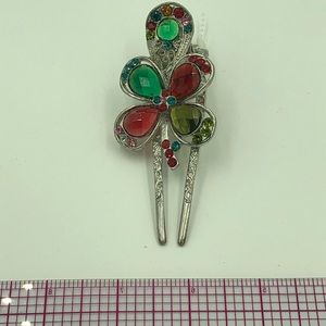 Fashion metal crystal hair clip